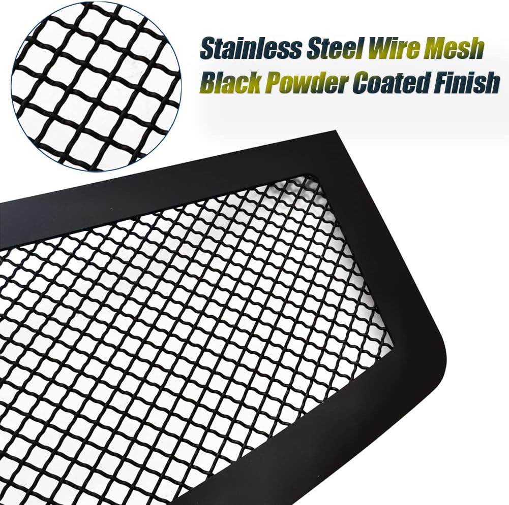 Stainless Steel Black Mesh Grille Insert U12320