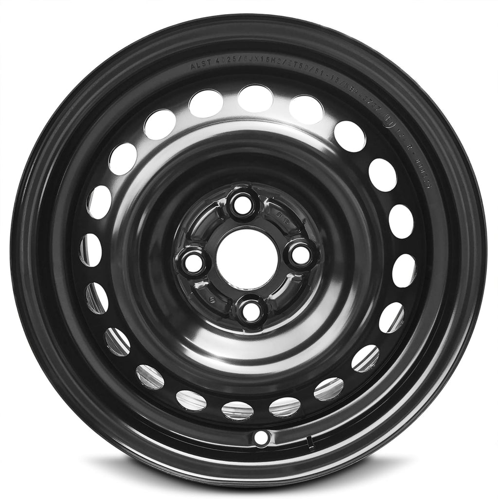 Black Steel Rim 15 Inch 4 Lug U636