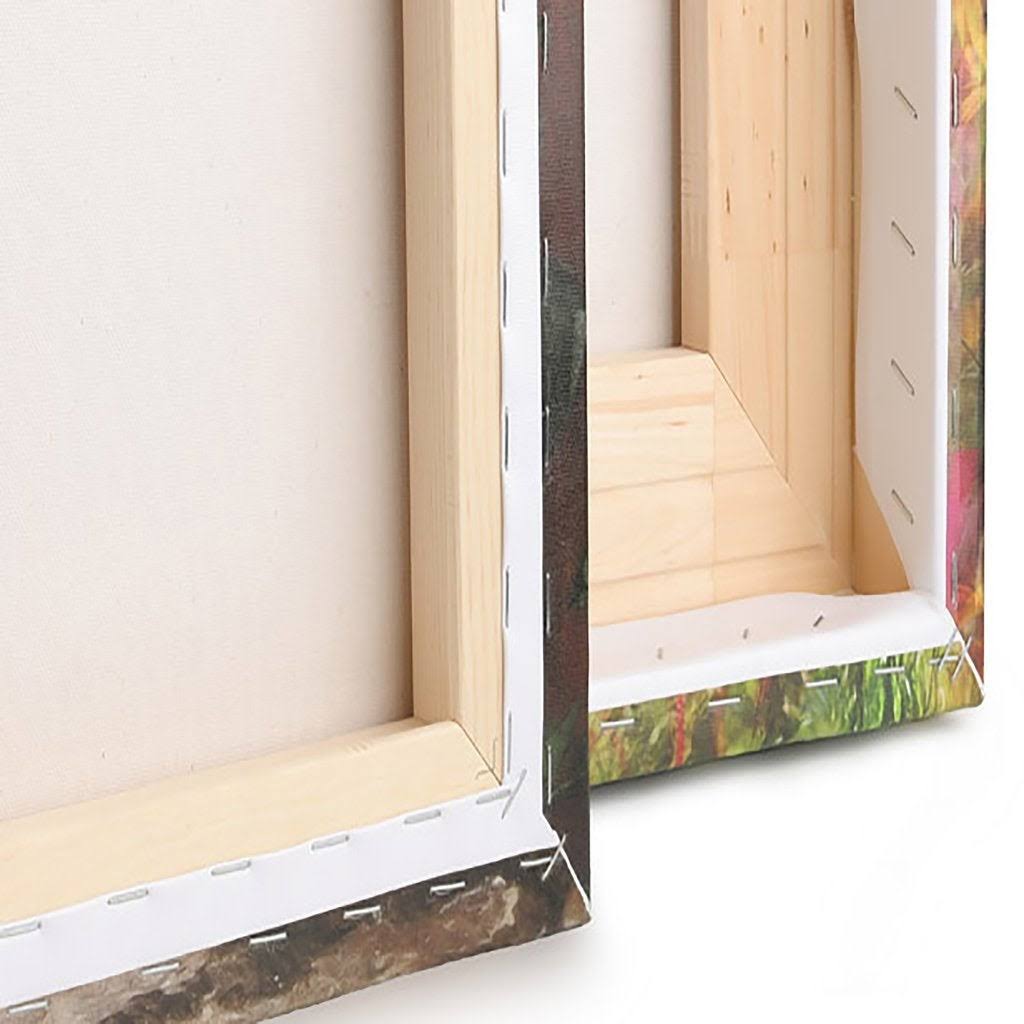 Rose Watercolor Artwork Floral Print on Wrapped Canvas Set - 3 Panels - 28x36 G54423