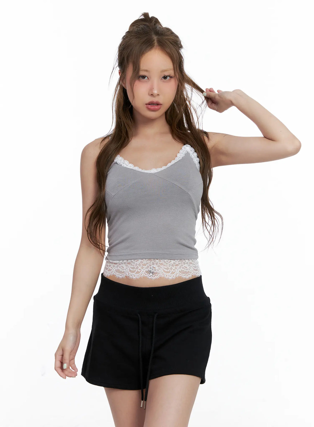 V-Neck Lace Cami Top CL510