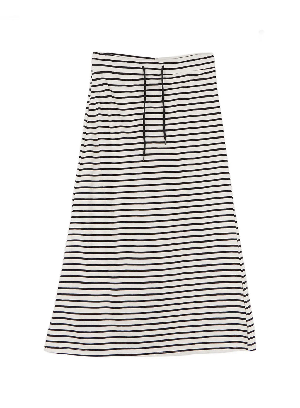 Striped Drawstring Maxi Skirt CL530