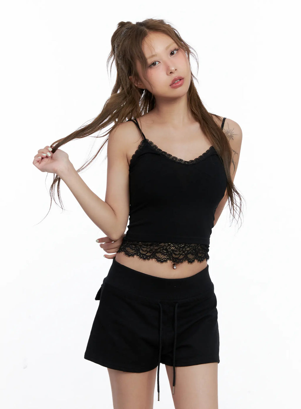 V-Neck Lace Cami Top CL510