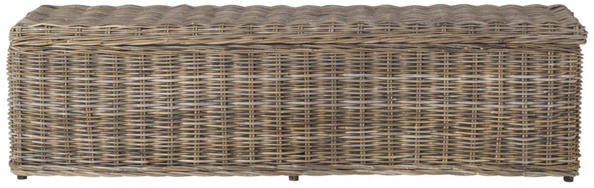Wicker Bench with Storage V2155