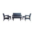 6 Piece Patio Sofa Set in Dark Gray C6891