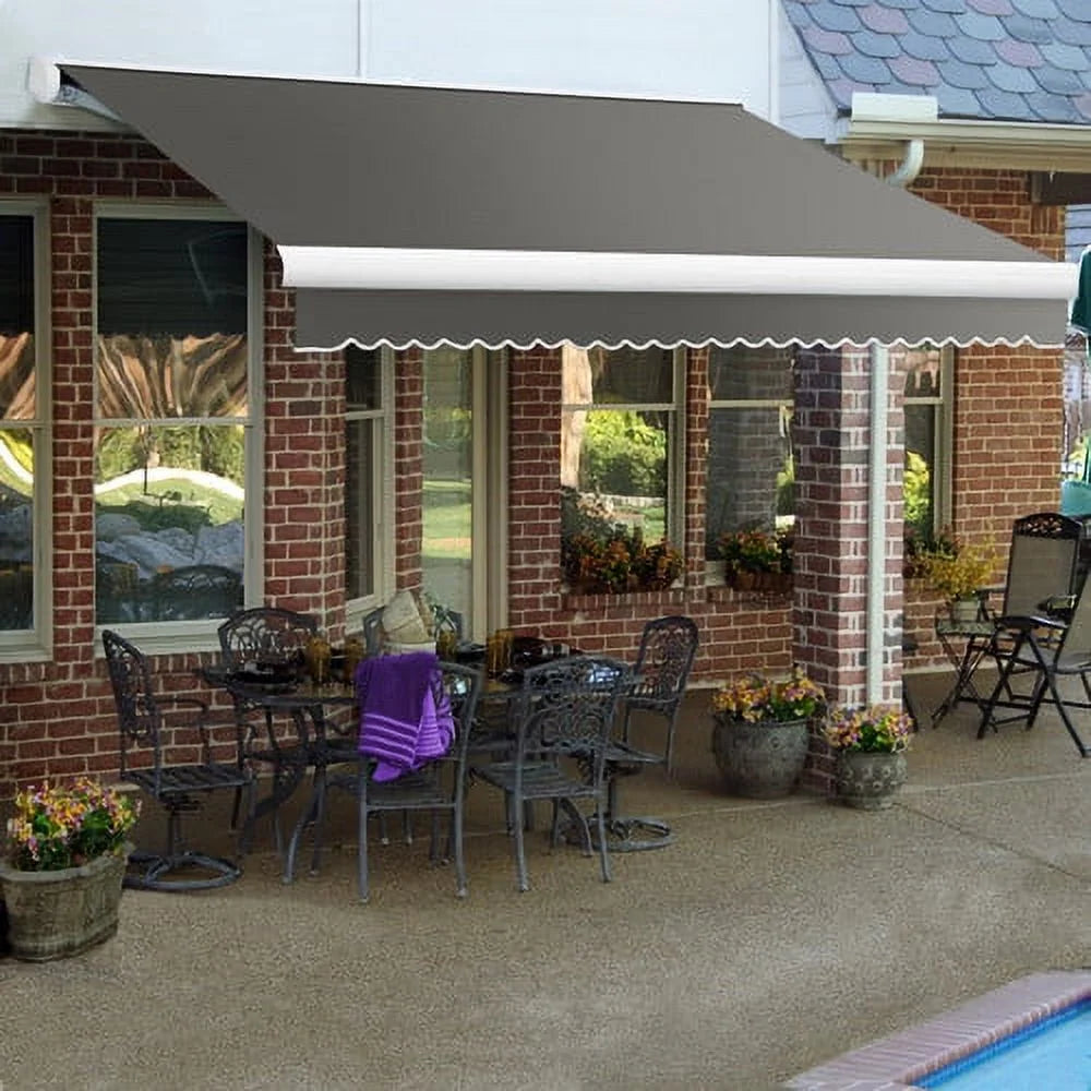 Motorized Retractable Awning with Remote V956