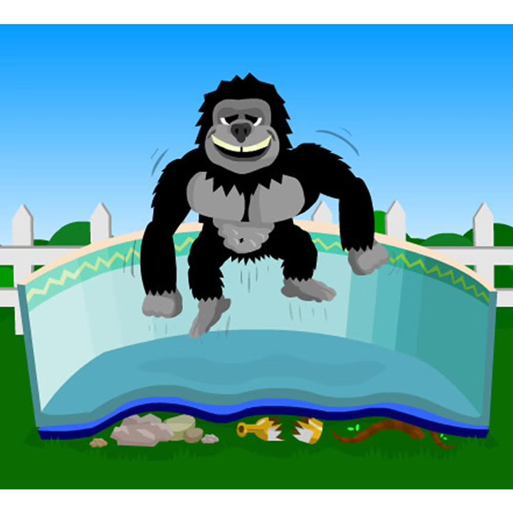 Gorilla Floor Padding 10' x 19' Oval I102