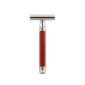Red Stainless Steel Safety Razor B30132