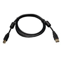 USB 2.0 Hi-Speed A/B Cable with Ferrite Chokes (M/M) 3-ft. M3496