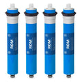 4 Pack 100 GPD Reverse Osmosis Replacement Membrane J9999