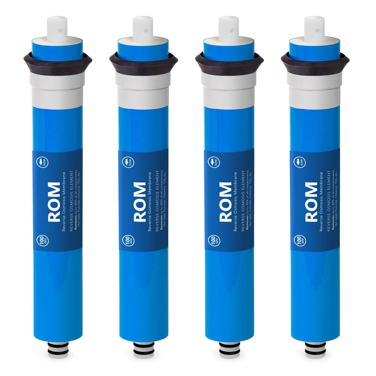 4 Pack 100 GPD Reverse Osmosis Replacement Membrane J9999