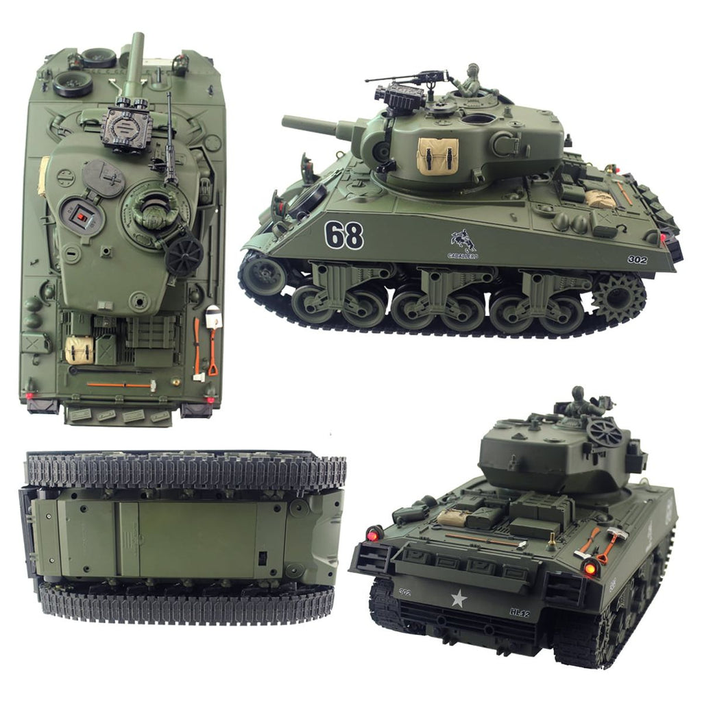 1/20 RC Shooting Ball Tank Toys with 100 BB Bullets M190096