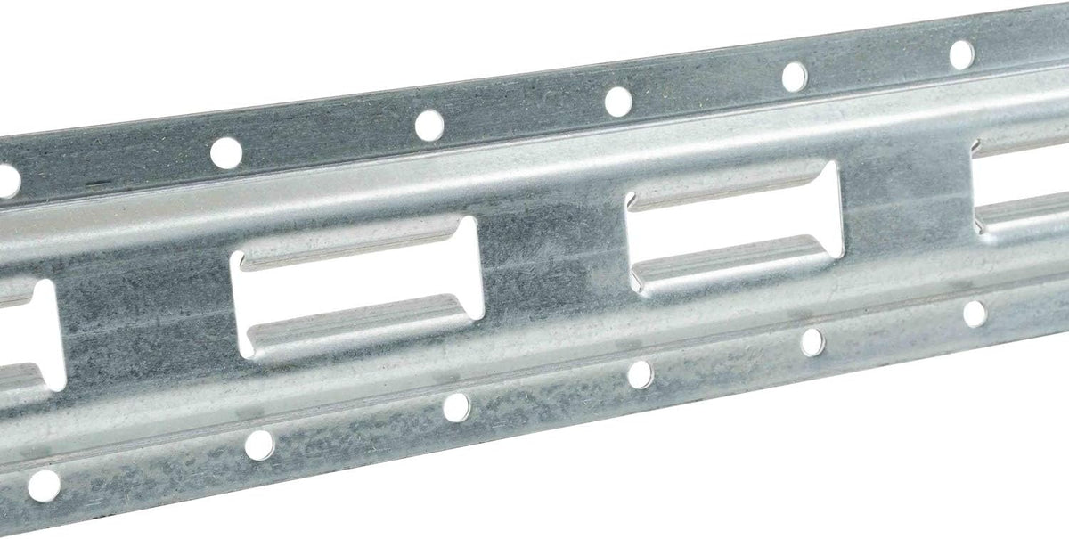 8 Pack 5' Vertical E-Track Galvanized Steel Tie-Down Rail H11115