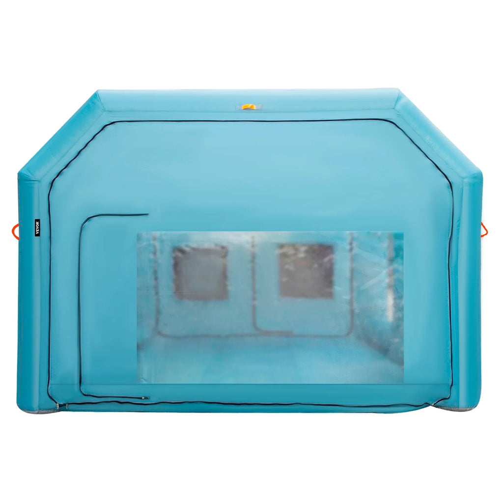 Inflatable Spray Booth Car Paint Tent 26x13x10FT Filter System 2 Blowers Y183483