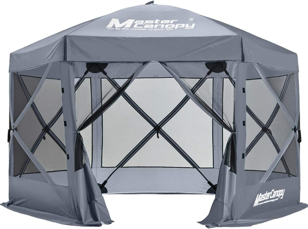 Forest Green 6 Sides Screen House Camping Tent A6202