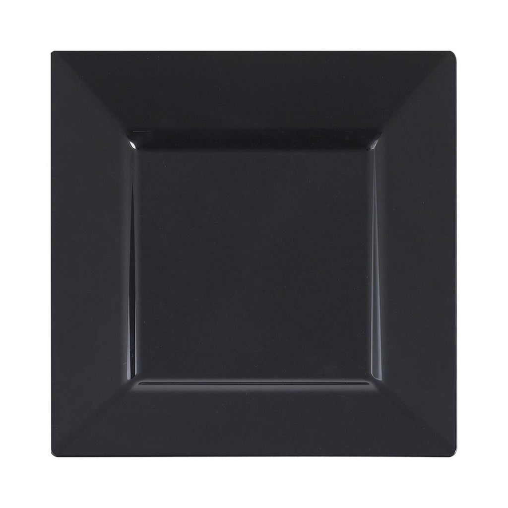 Black Disposable Plastic Cake Plates M814