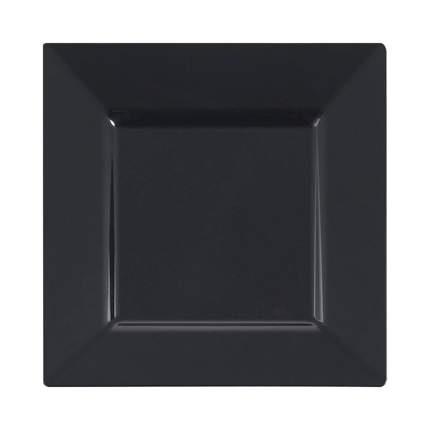 Black Disposable Plastic Cake Plates M814