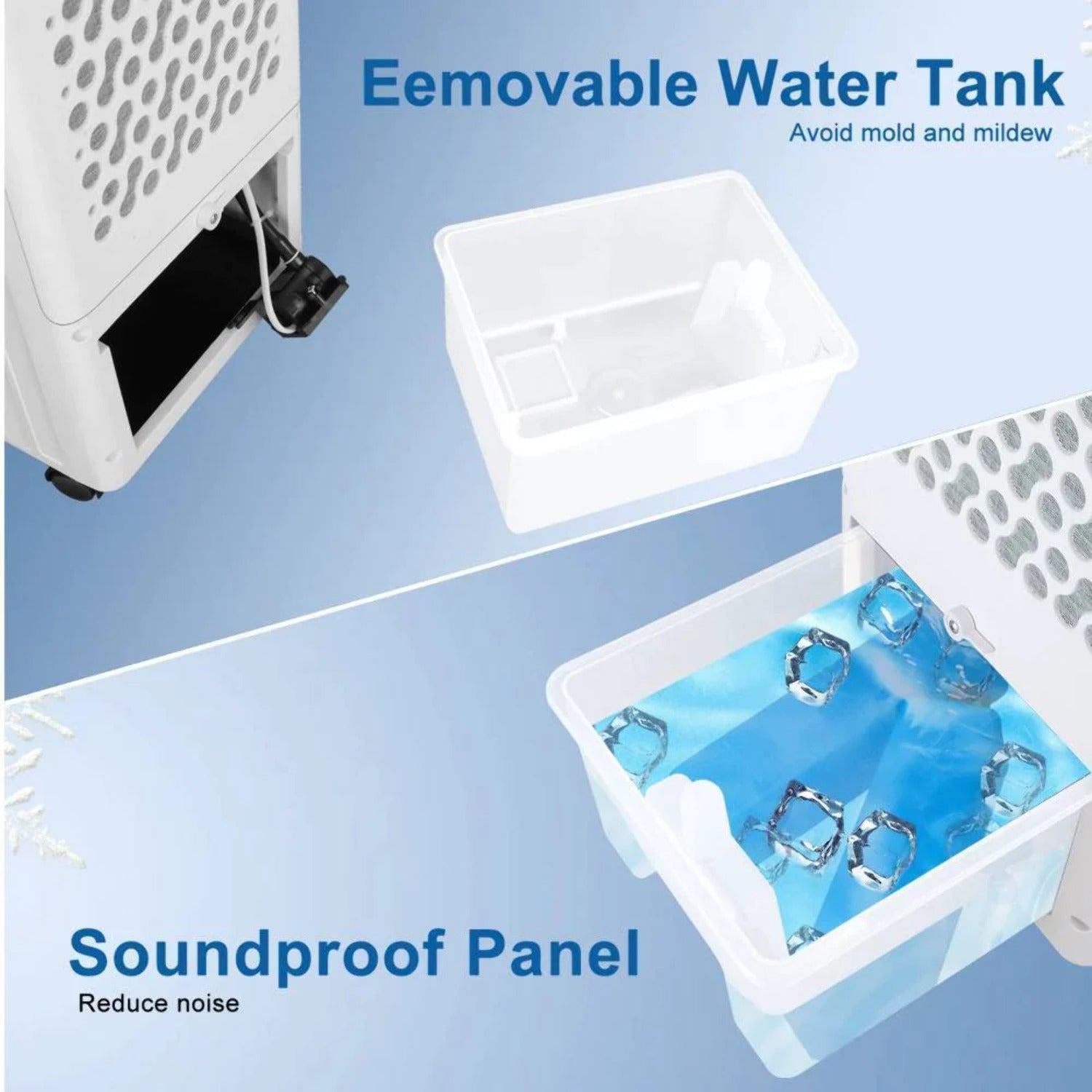Portable Evaporative Air Cooler Fan with Remote Control G47415