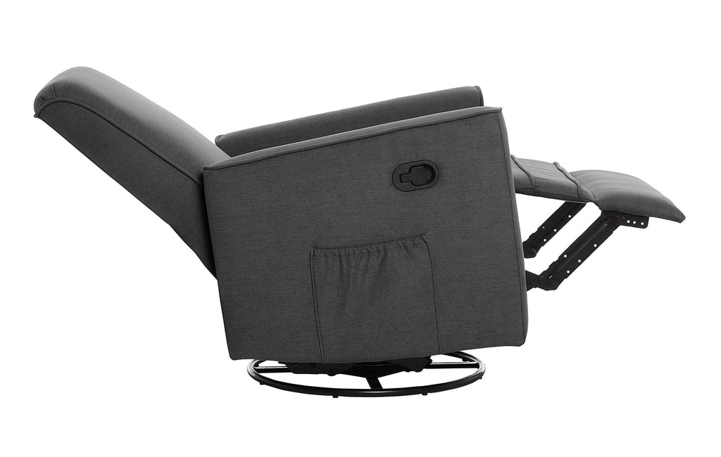 Rustic Grey Glider Recliner and Rocker R46367
