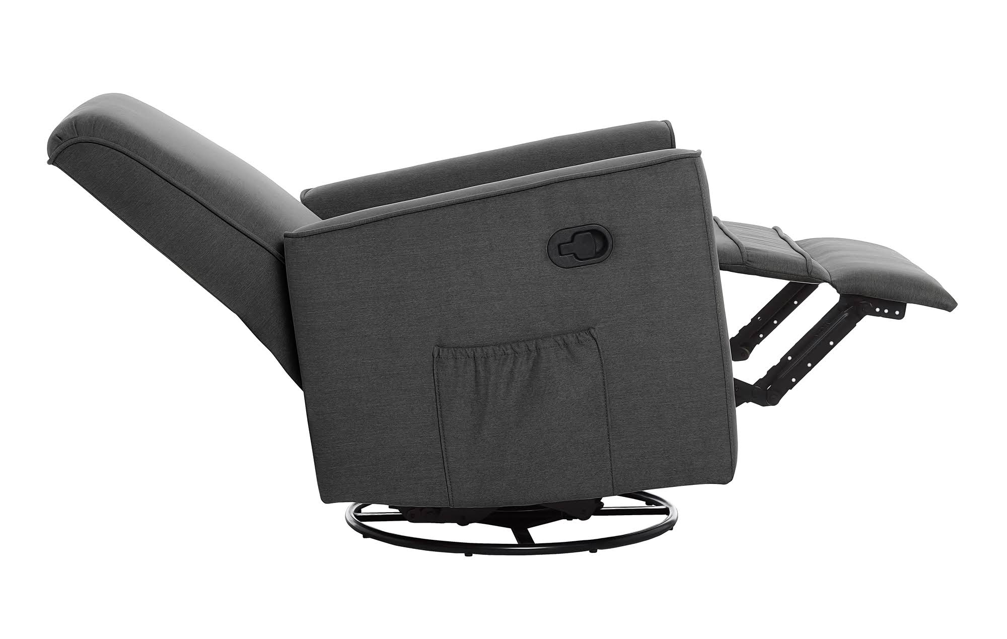 Rustic Grey Glider Recliner and Rocker R46367