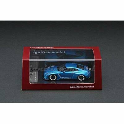 1/64 Blue Metallic Nissan Skyline R35 GT-R Model Car R73602