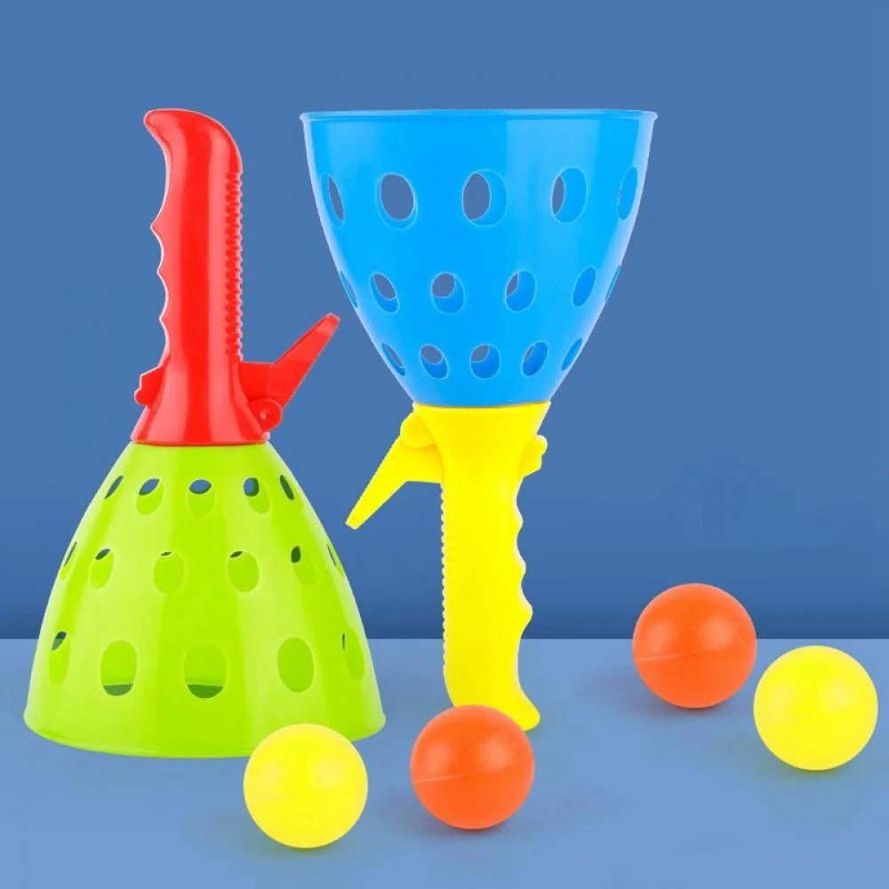 Baby Catch Ball Games with 2 Launcher Baskets and 4 Balls G33564