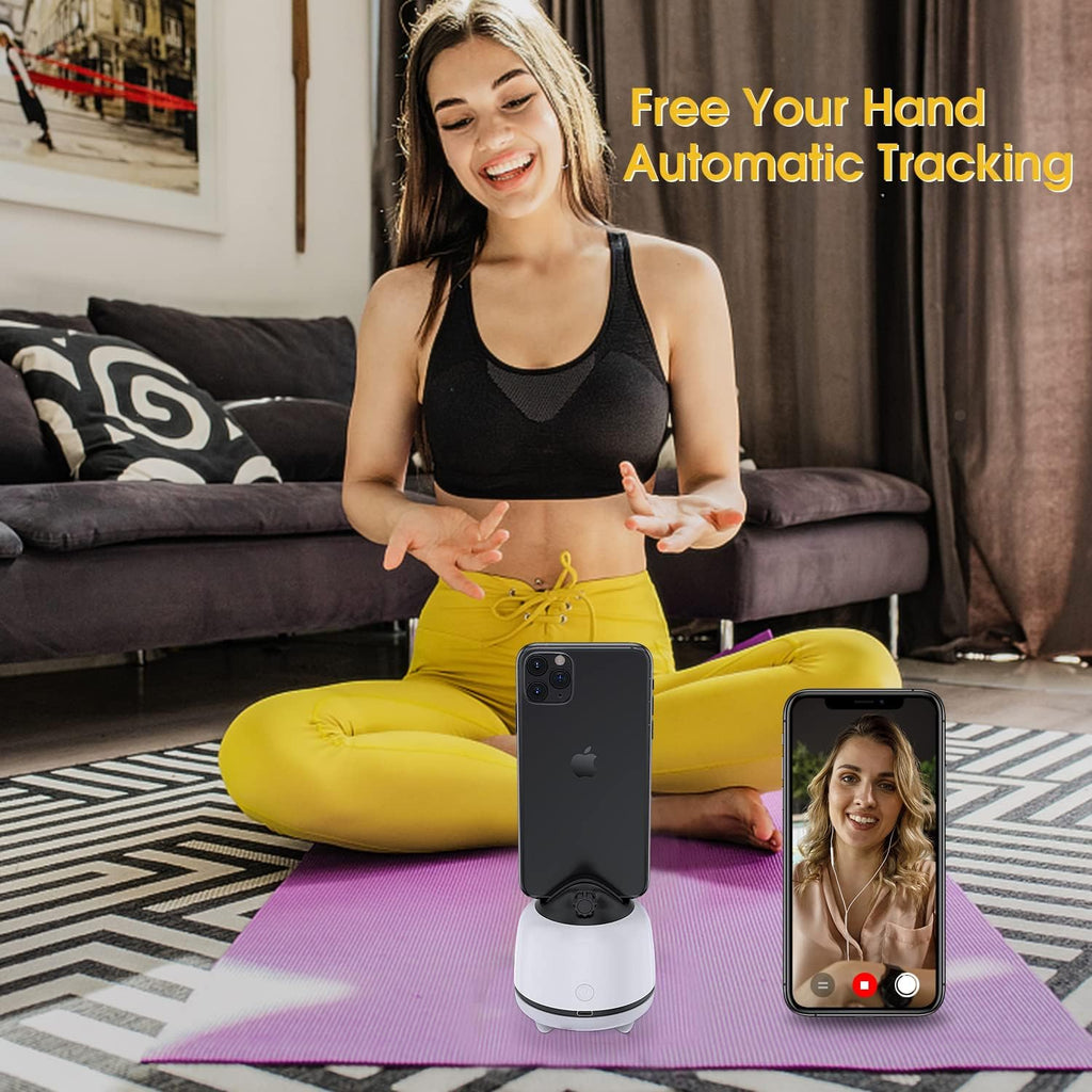 White 360° Rotation Motion Sensor Phone Holder, Pack of 2 P254178