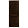 24 in. x 80 in. Espresso Stain Left-Hand Molded Composite MDF Single Prehung Interior Door W1023
