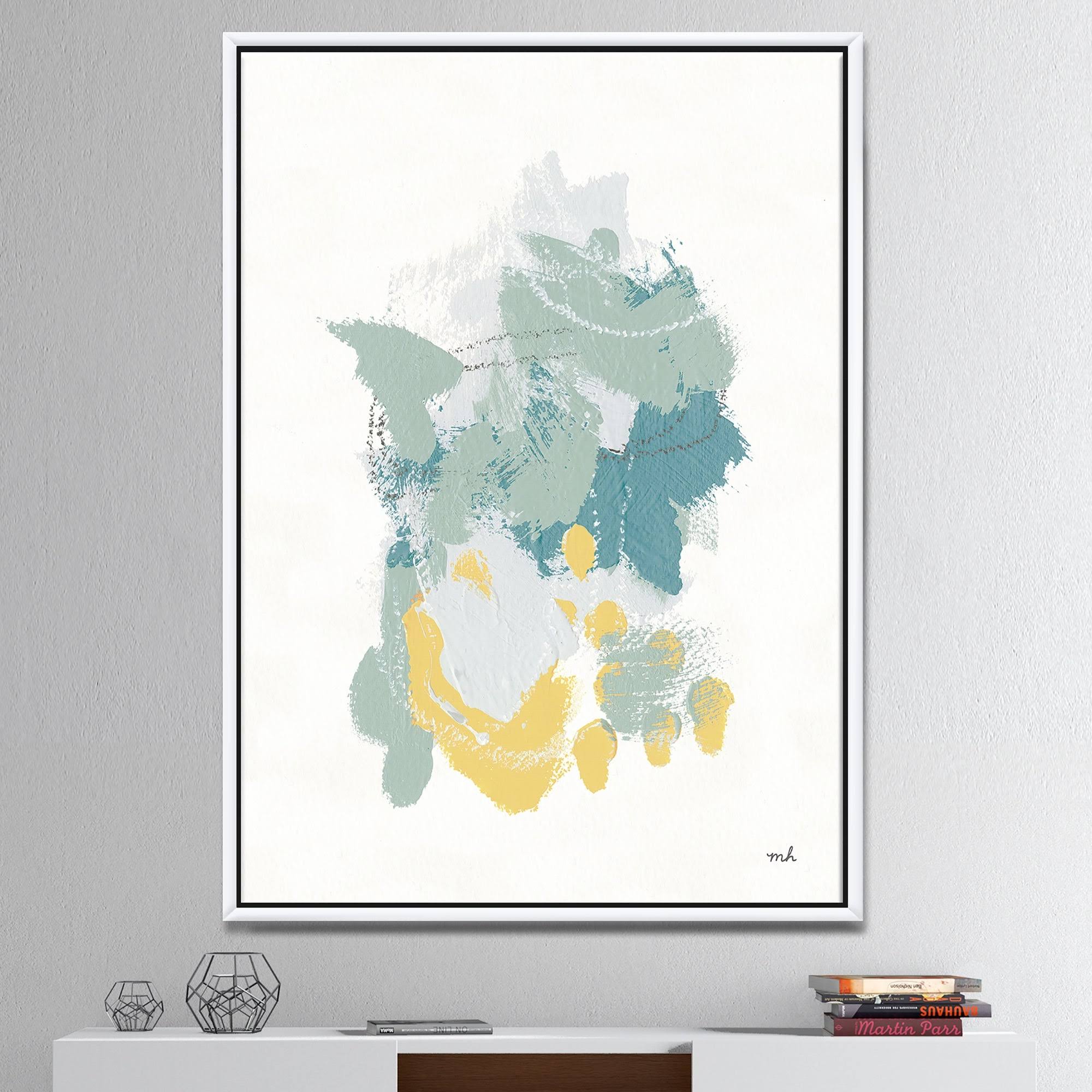 White Framed Canvas F997594