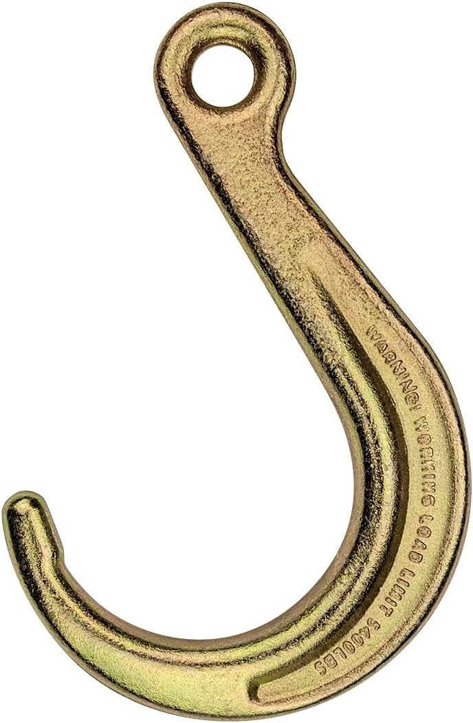 Towing Chain Bridle with 8 Inch J Hooks, Grade 70 Chain, 40 Inches Long, 4,700 Pound Safe Working Load T7126