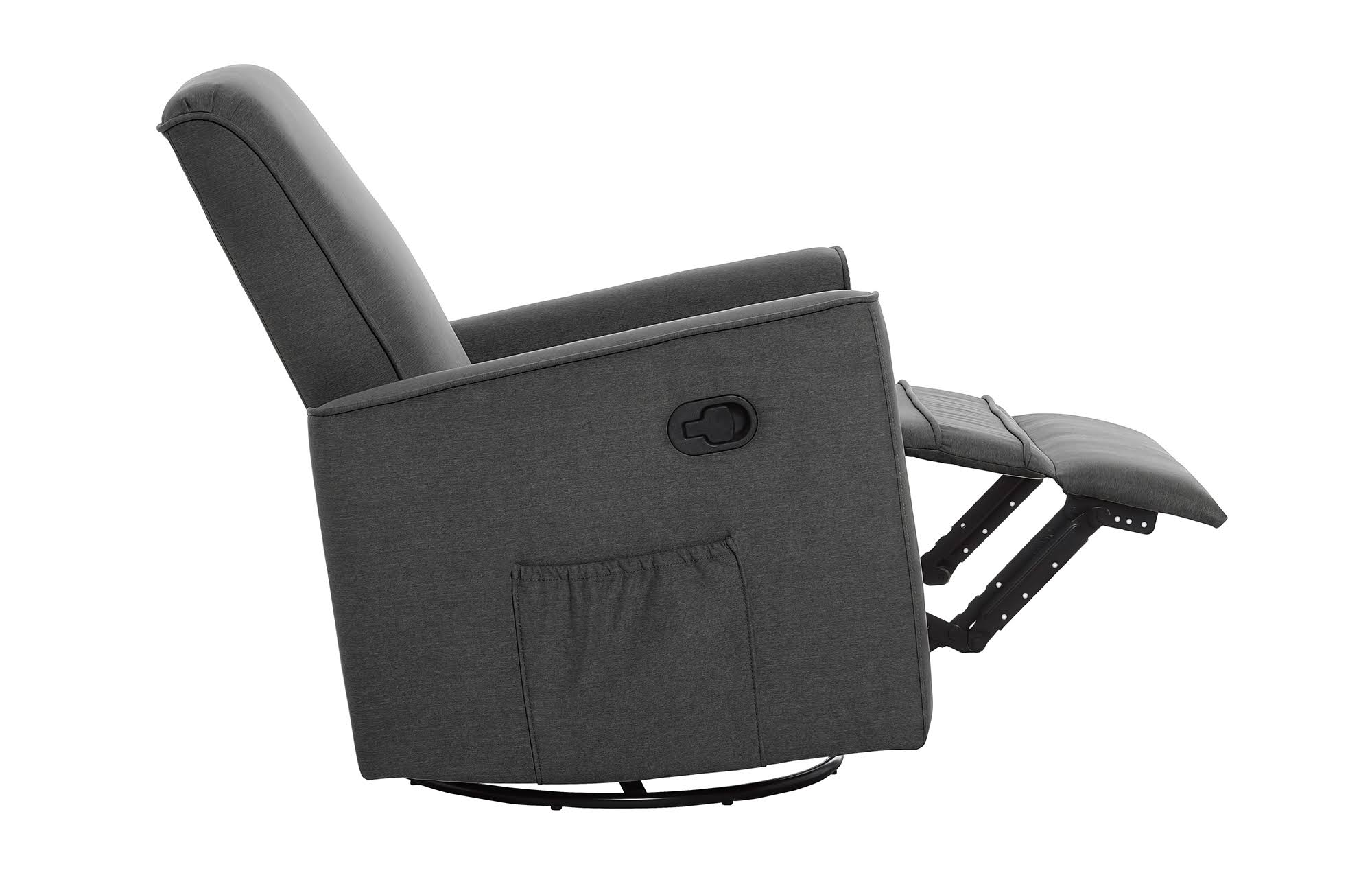 Rustic Grey Glider Recliner and Rocker R46367