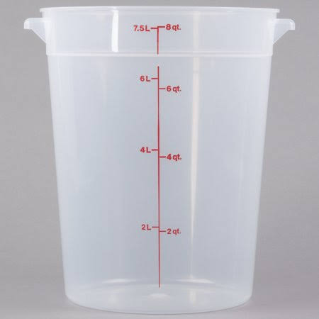 8 Qt. Translucent Round Storage Container N407517