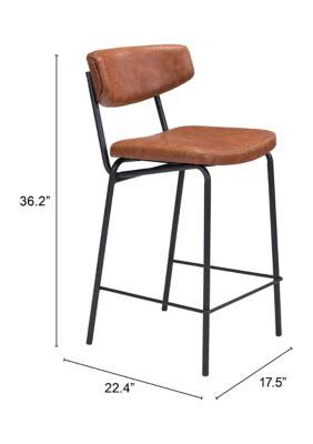 Vintage Brown Counter Chair A9202