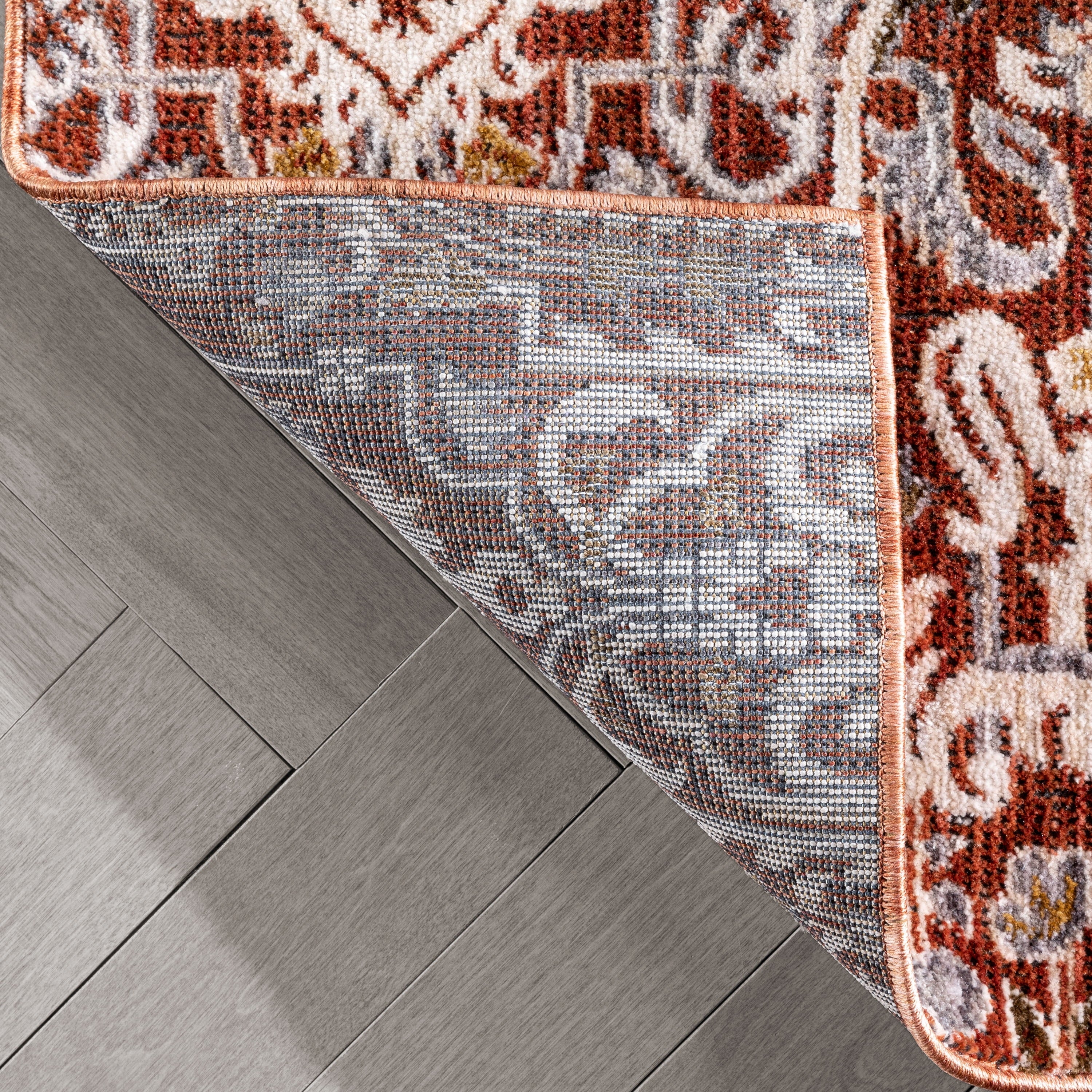 Rust Red Vintage Persian Runner Rug 3x10 M250