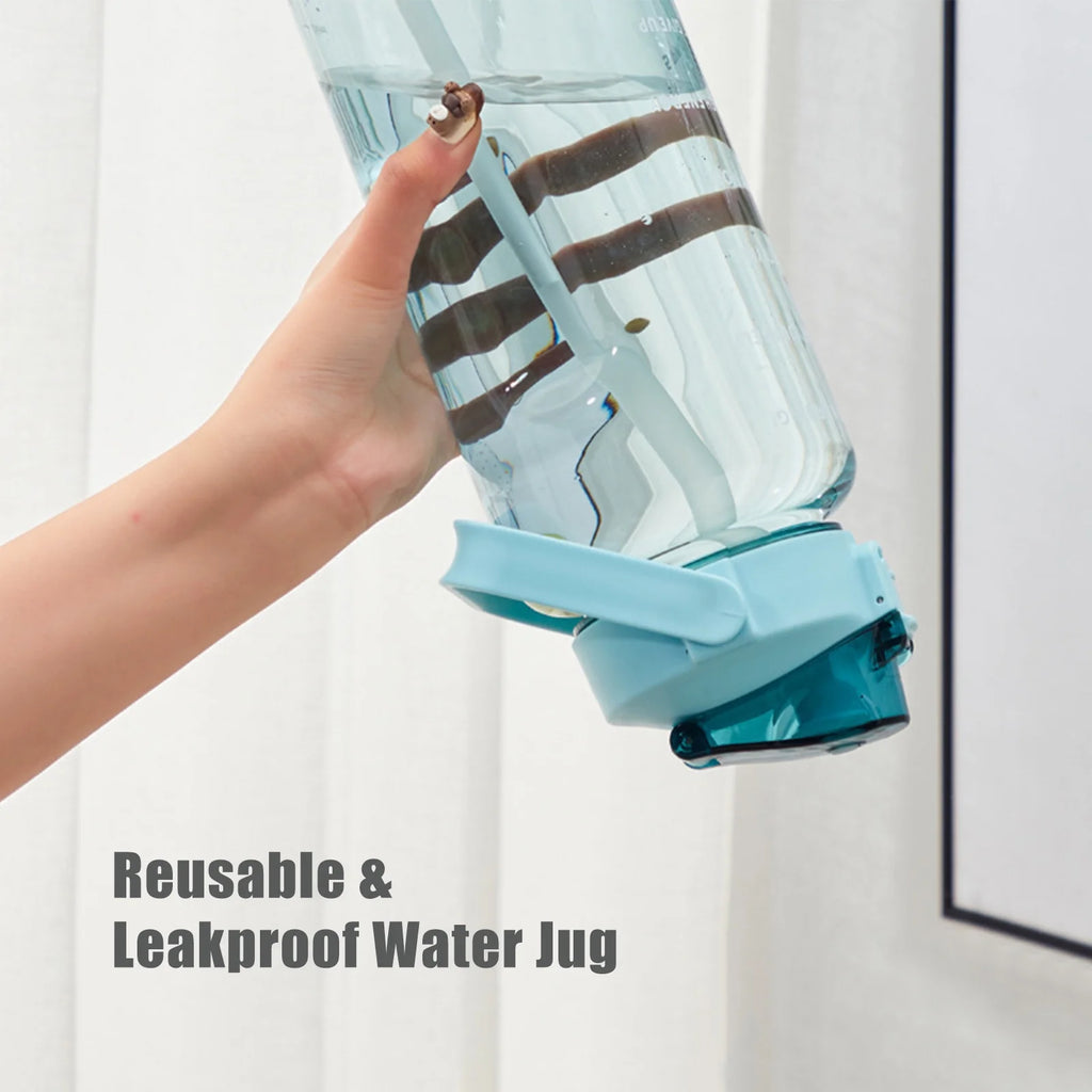2L Bottle with Handle Reusable Leakproof Jug P73457