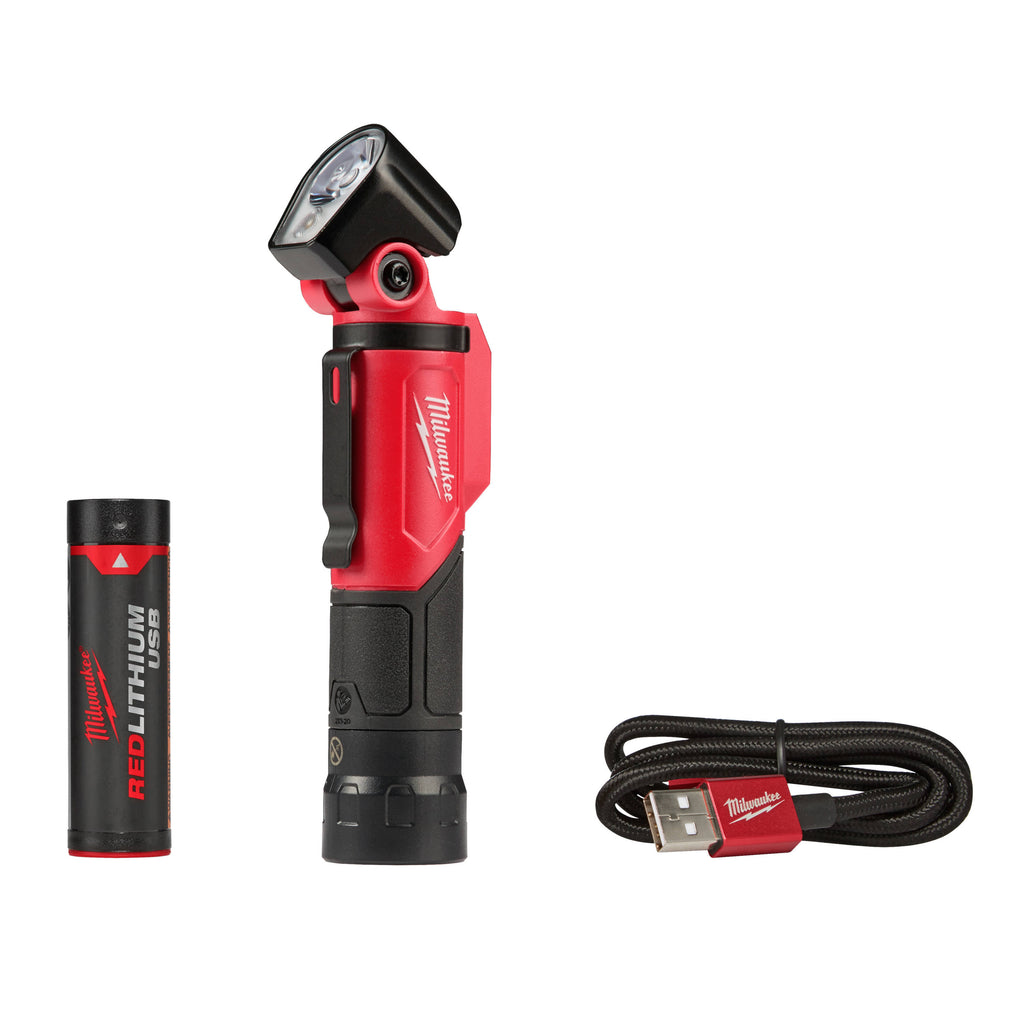 USB Rechargeable Pivoting Flashlight D658124