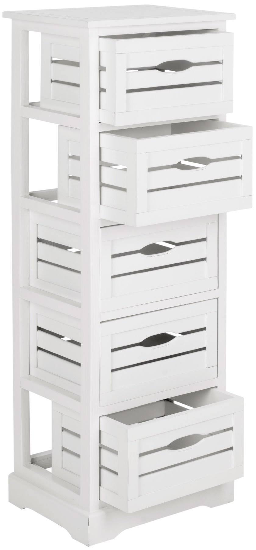 Red 5 Drawer Cabinet F218678
