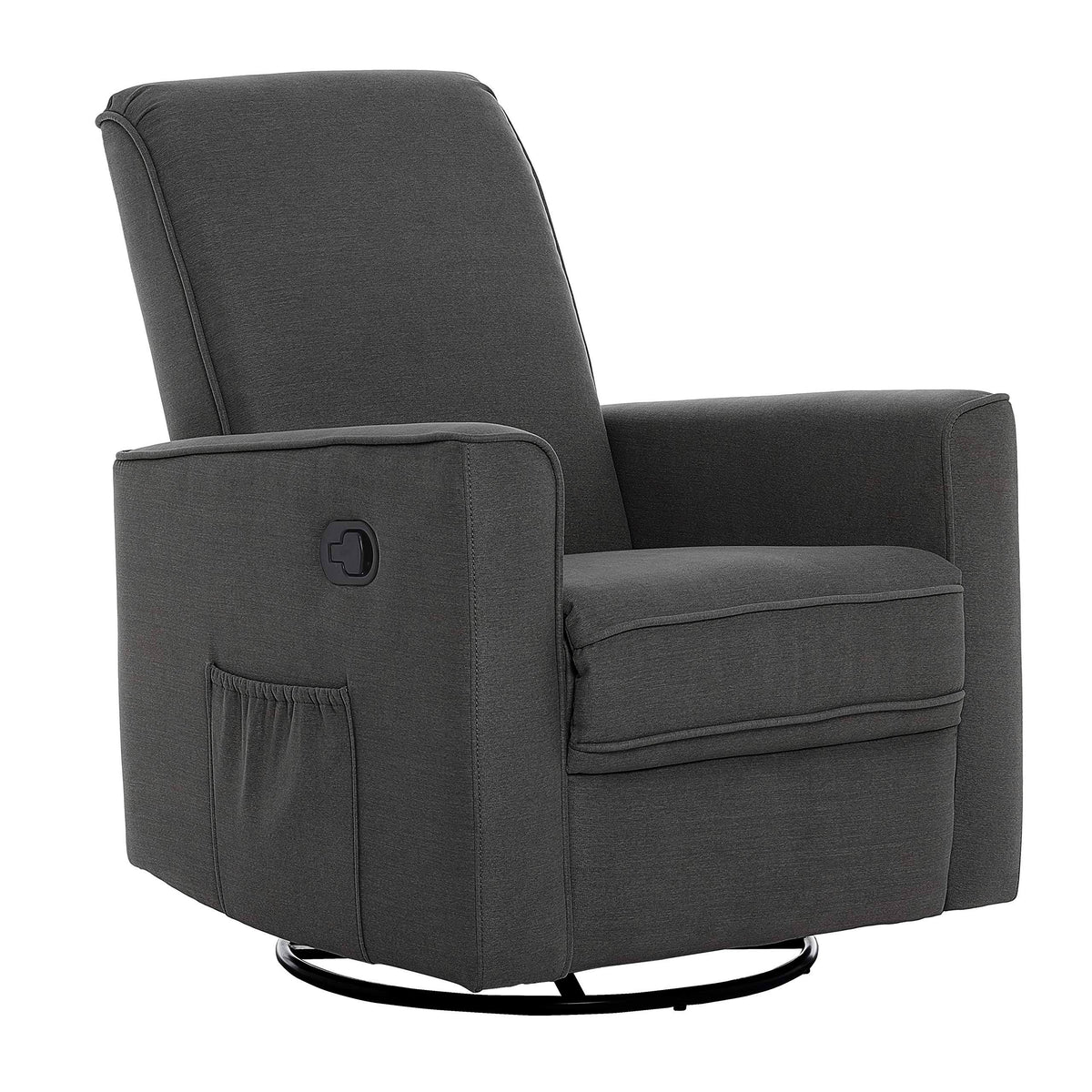 Rustic Grey Glider Recliner and Rocker R46367