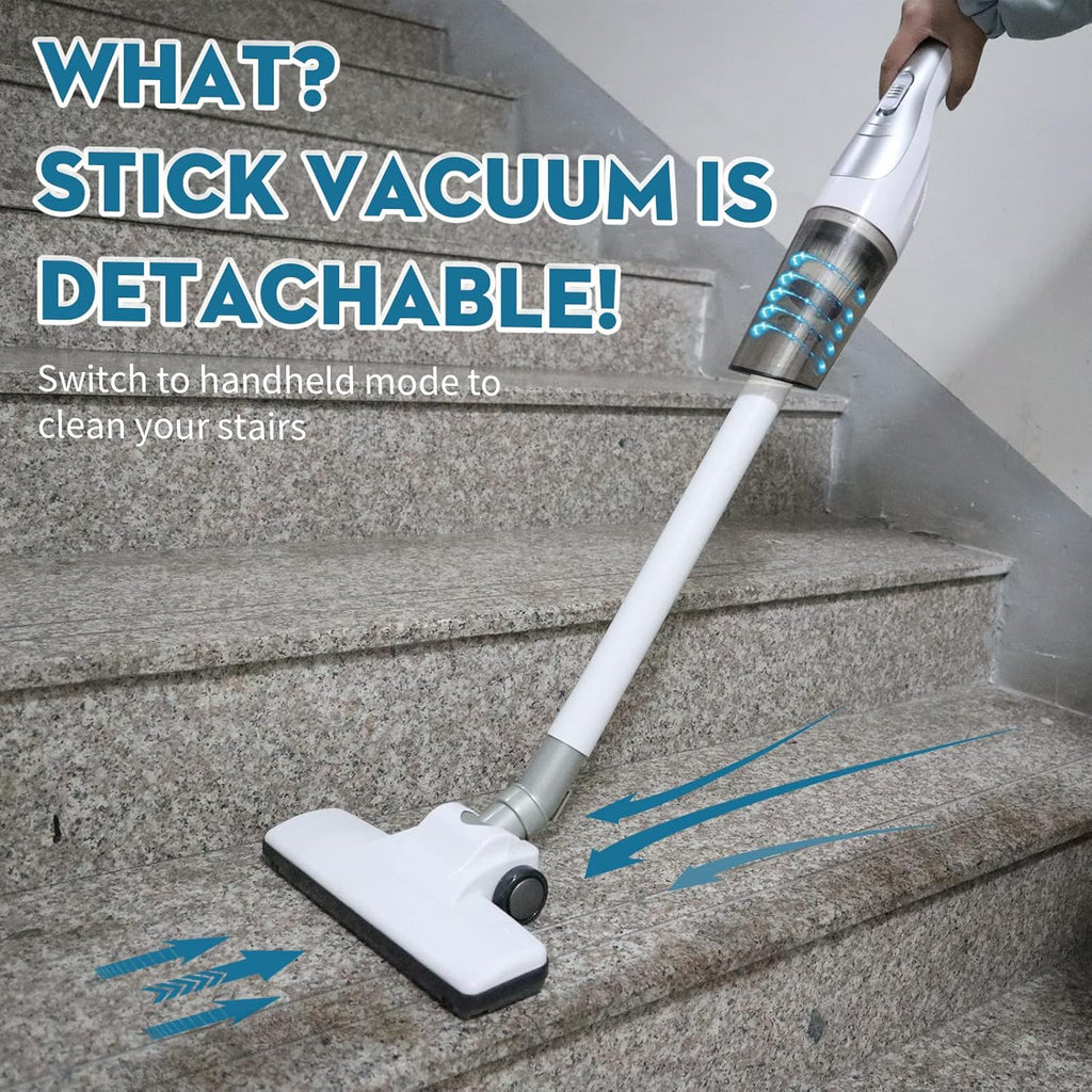 Cordless Stick Vacuum Cleaner with Rechargeable Battery Q618