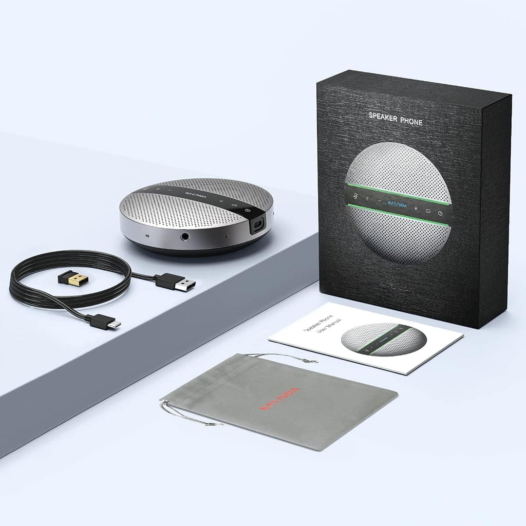 Bluetooth Speakerphone with 6 Microphones, 18H Call Time, Bluetooth 5.0 U6514