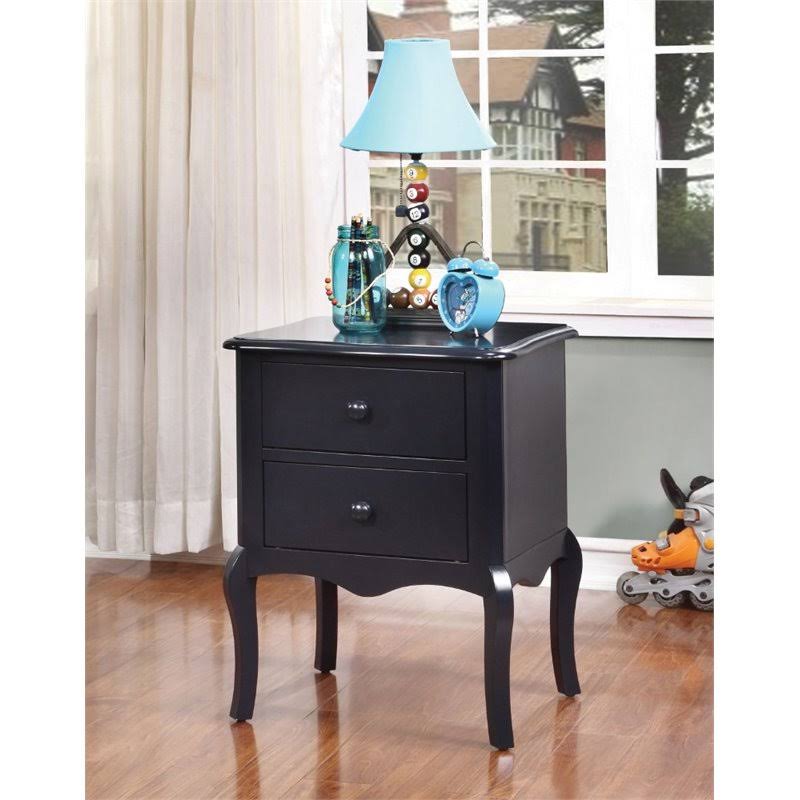 2 Drawer Blue Nightstand W33163