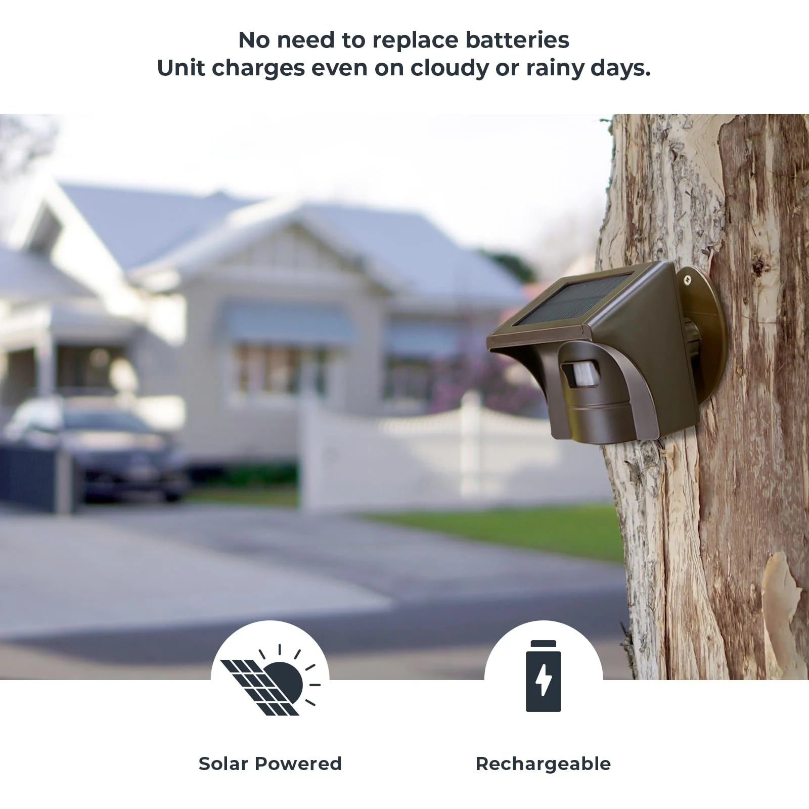 Solar Wireless Driveway Alarm Outdoor K6613