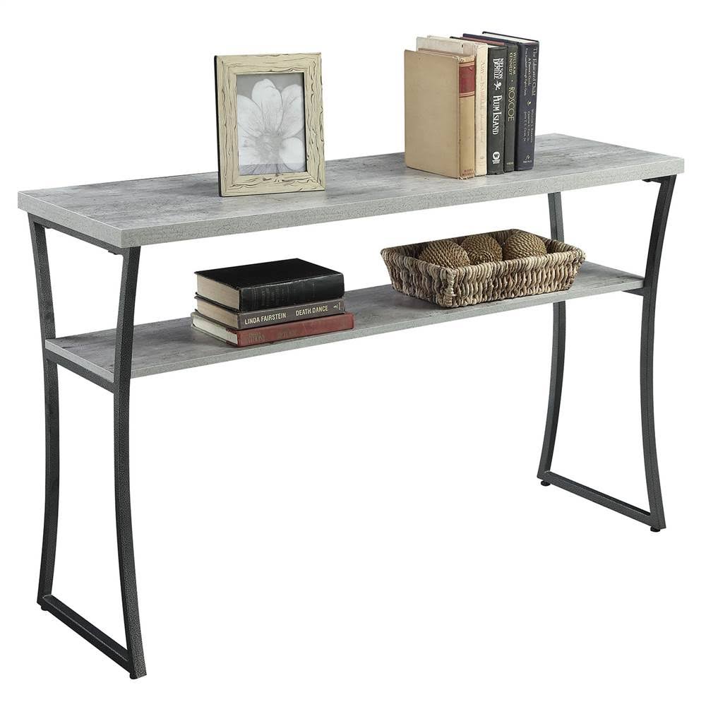 Faux Birch Console Table S136
