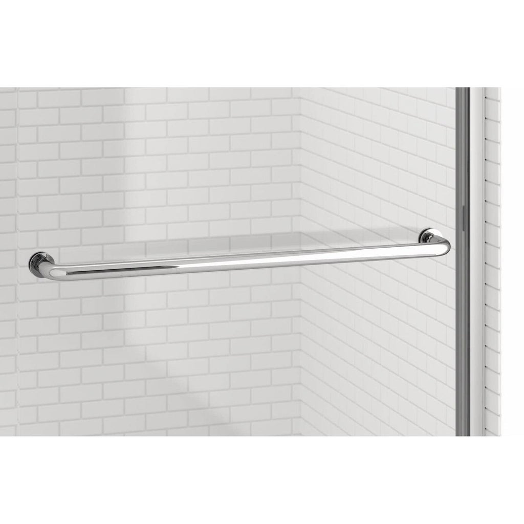 Sliding Frameless Shower Door with Oil Rubbed Bronze Z949
