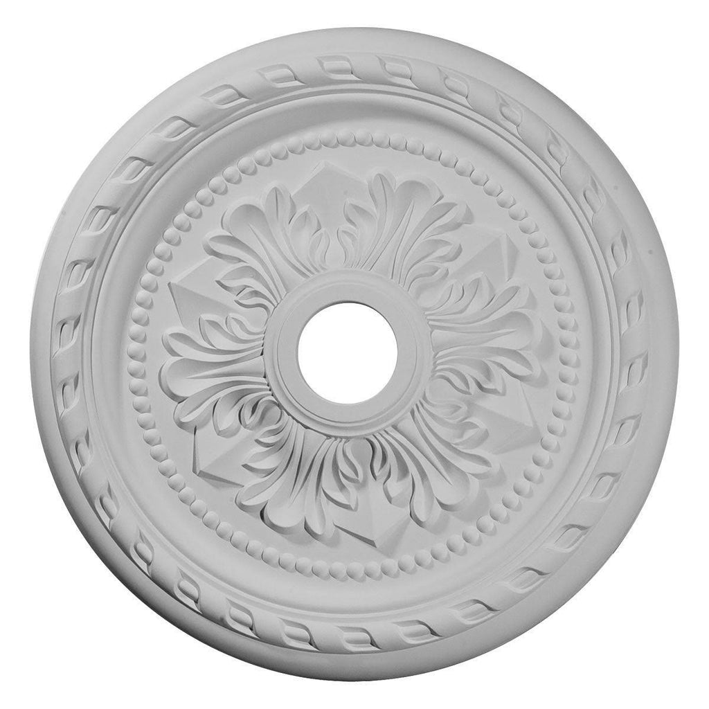 Palmetto Ceiling Medallion, Hand-Painted Cloud Burst A1542