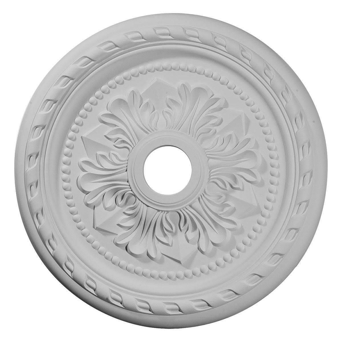 Palmetto Ceiling Medallion, Hand-Painted Cloud Burst A1542
