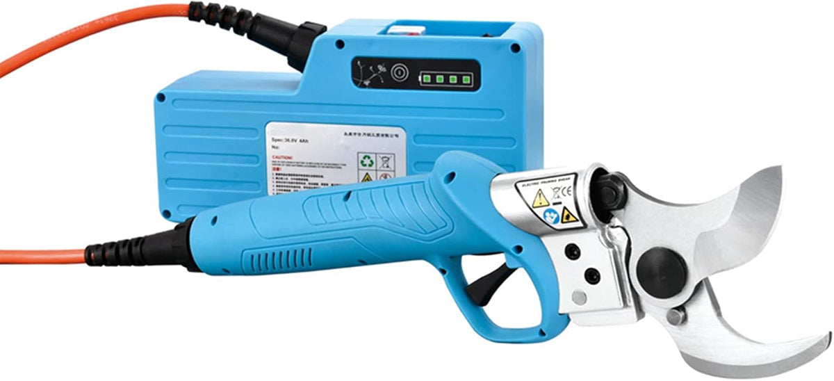 Electric Pruning Shears with 4Ah Rechargeable Battery, 50mm Cutting Diameter Y8867