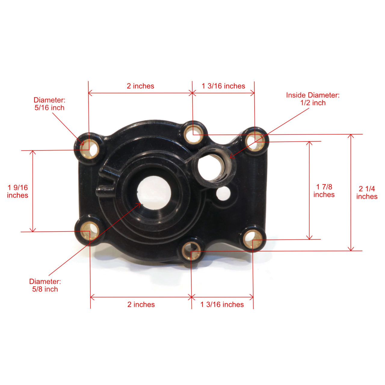 Water Pump Impeller Rebuild Kit For 35 HP Outboard Motor E712