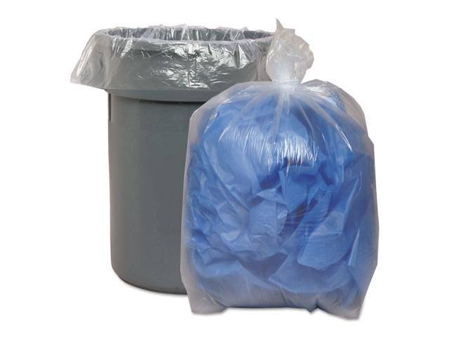 Black 60-Gallon Can Liners, 2 mil, 100/Carton I296635