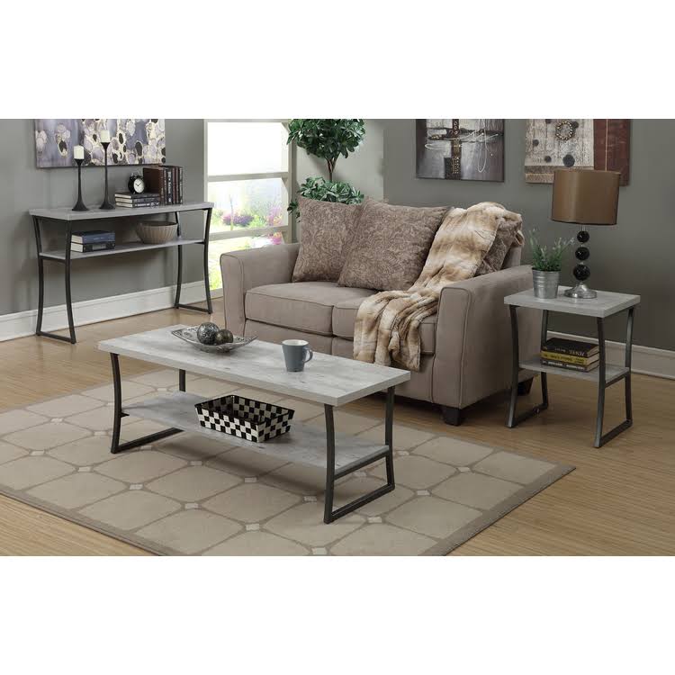 Faux Birch Console Table S136