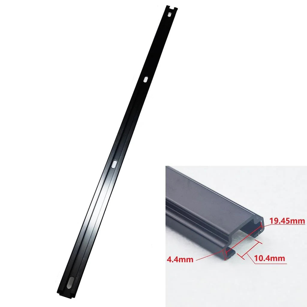 Aluminum 60cm Marine Boat Rail Bracket for Fishing Rod Holder with 4 Screws Hardware Z99706